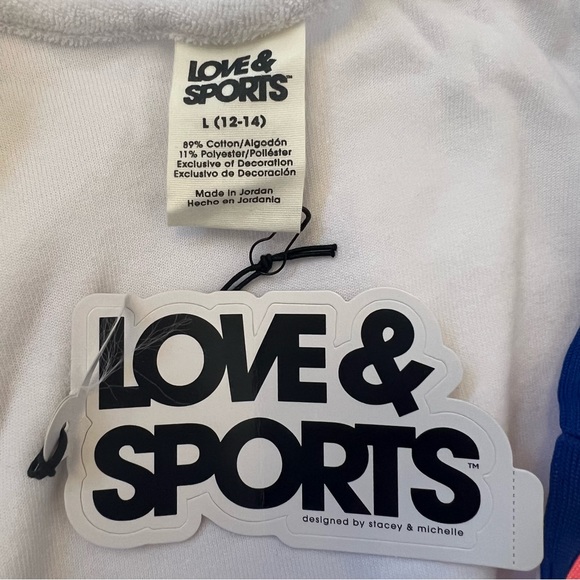 Love & Sports White Terry Cloth Sporty Dress NEW WITH TAGS B3/16 - Picture 7 of 11